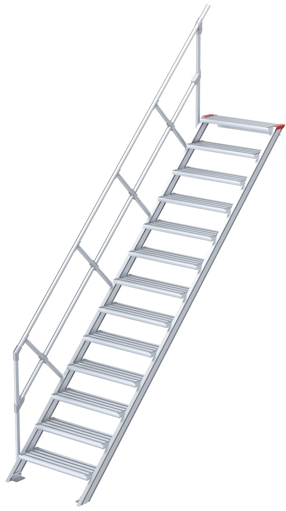 euroline Alu-Treppe 45° 13 Stufen - 1000 mm