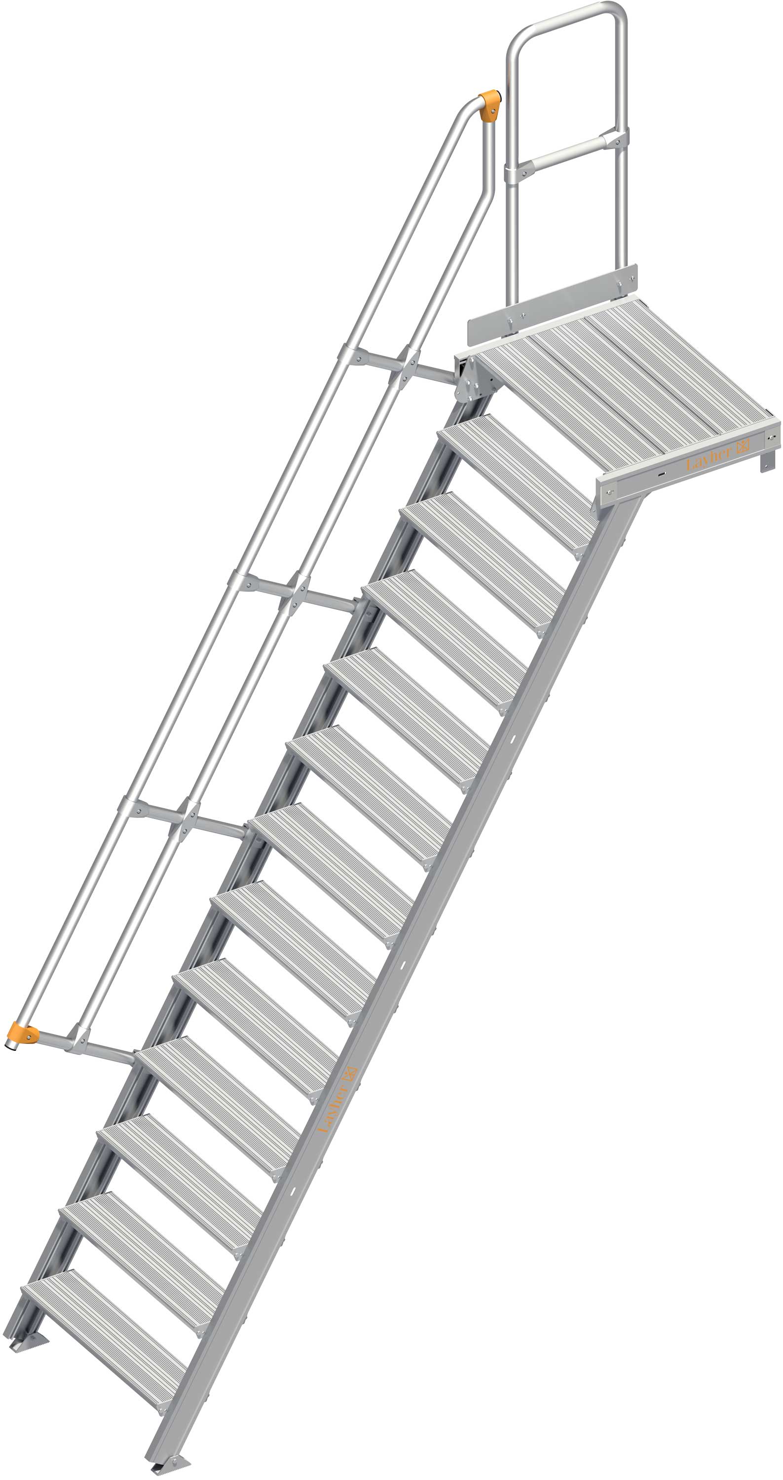 Layher Plattformtreppe 60° SG 13 Stufen - 800 mm breit