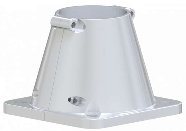 Schake Lampenmast Aluminium Sockelbefestigung Aluminiumsockel für Lampenmast Aluminium (SK-3531102) Bild-01