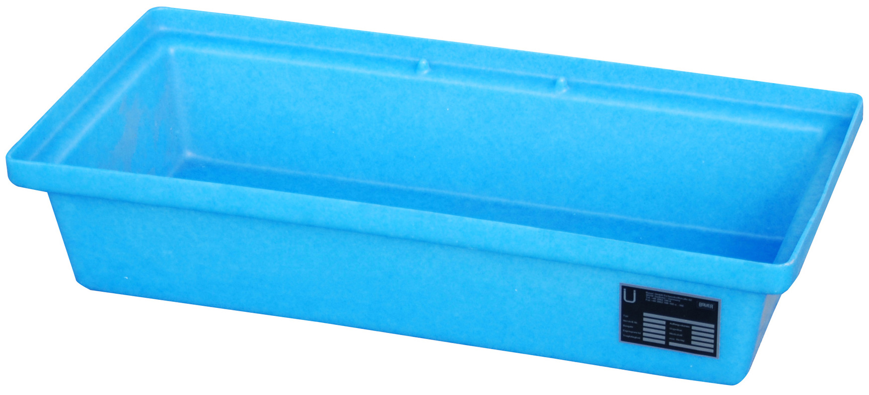 Bauer PE-Kleingebindewanne Polyethylen KWP-P 30 Auffangwanne für Europalette - Kunststoffwanne mit 30 Liter Auffangvolumen (BA-4520-42-0000-0) Bild-01