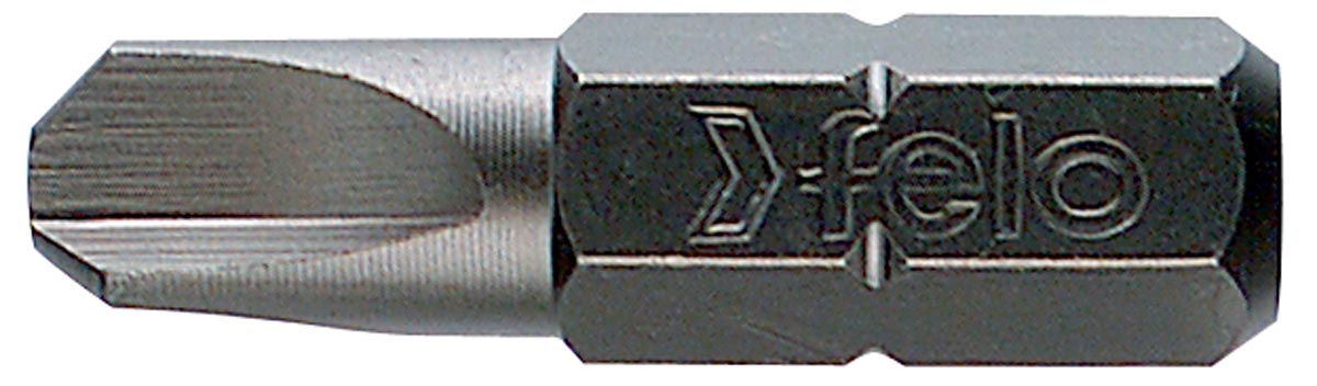 Felo Industrie Bit C 6,3 Tri-Wing TW 1 x 25 mm - VE 10 Stück Tri-Wing Schrauben Bit - Industrie Serie (FL-02951010-VE10) Bild-01