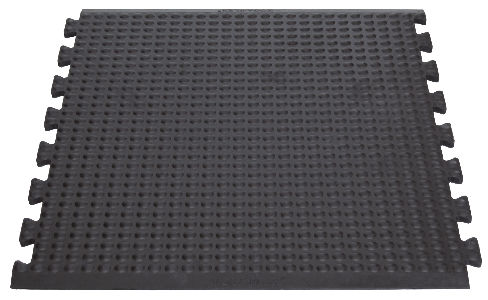 Miltex Arbeitsplatzmatte Yoga Flex Oil Mittelstück schwarz - 700 x 800 x 13 mm