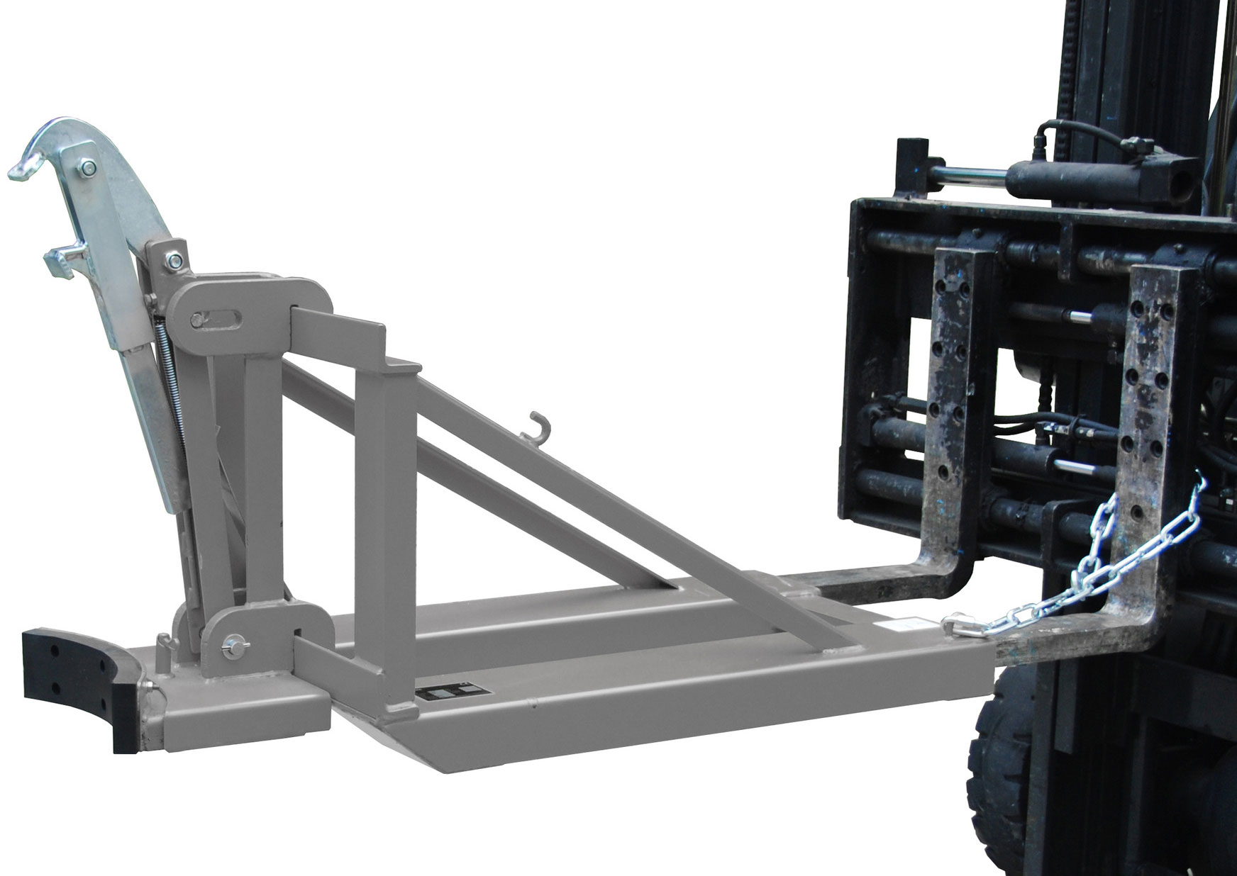 Bauer Fasslifter RS-I|D-91 - RAL 7005 Transporthilfe für 1 Fass 200 Liter - Fassheber mausgrau pulverbeschichtet (BA-4408-01-0000-5) Bild-01