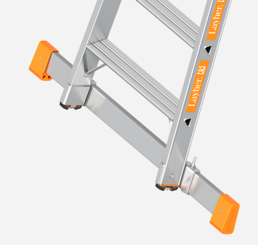 Layher Nachrüstkit Leiterntraverse mit Adapter 1130 mm | 76 mm
