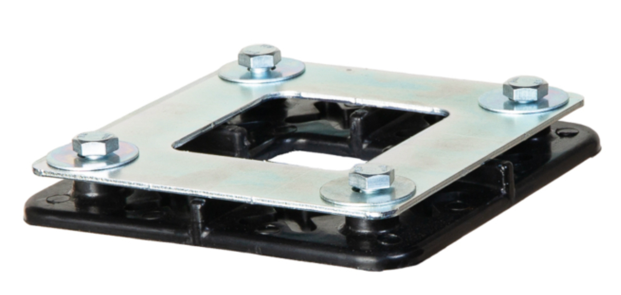 LuxTek Fahrplatten Schraubverbinder komplett - 4-fach Schraubverbinder