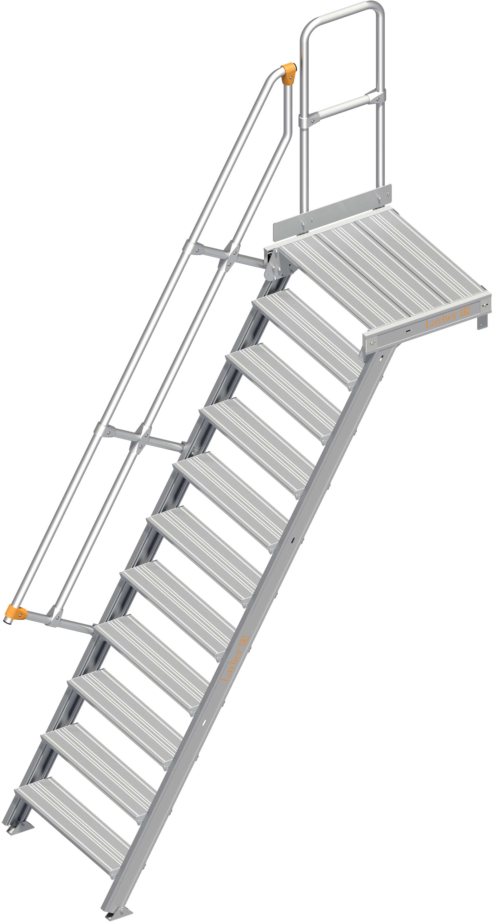 Layher Plattformtreppe 60° SG 11 Stufen - 800 mm breit