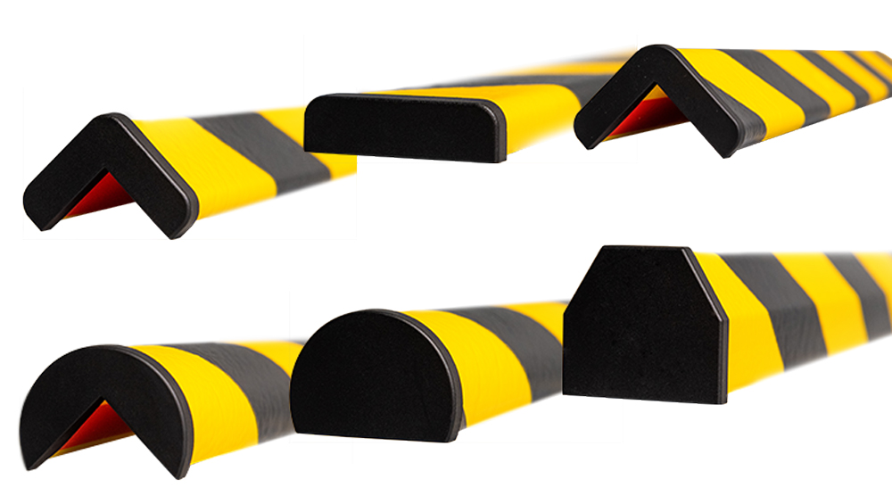 Knuffi Schutzprofil Abschlusskappe Abschlusskappen für Warnprofile aus Polypropylen - verschiedenen Ausführungen (SM-C-EAS-100) Bild-01