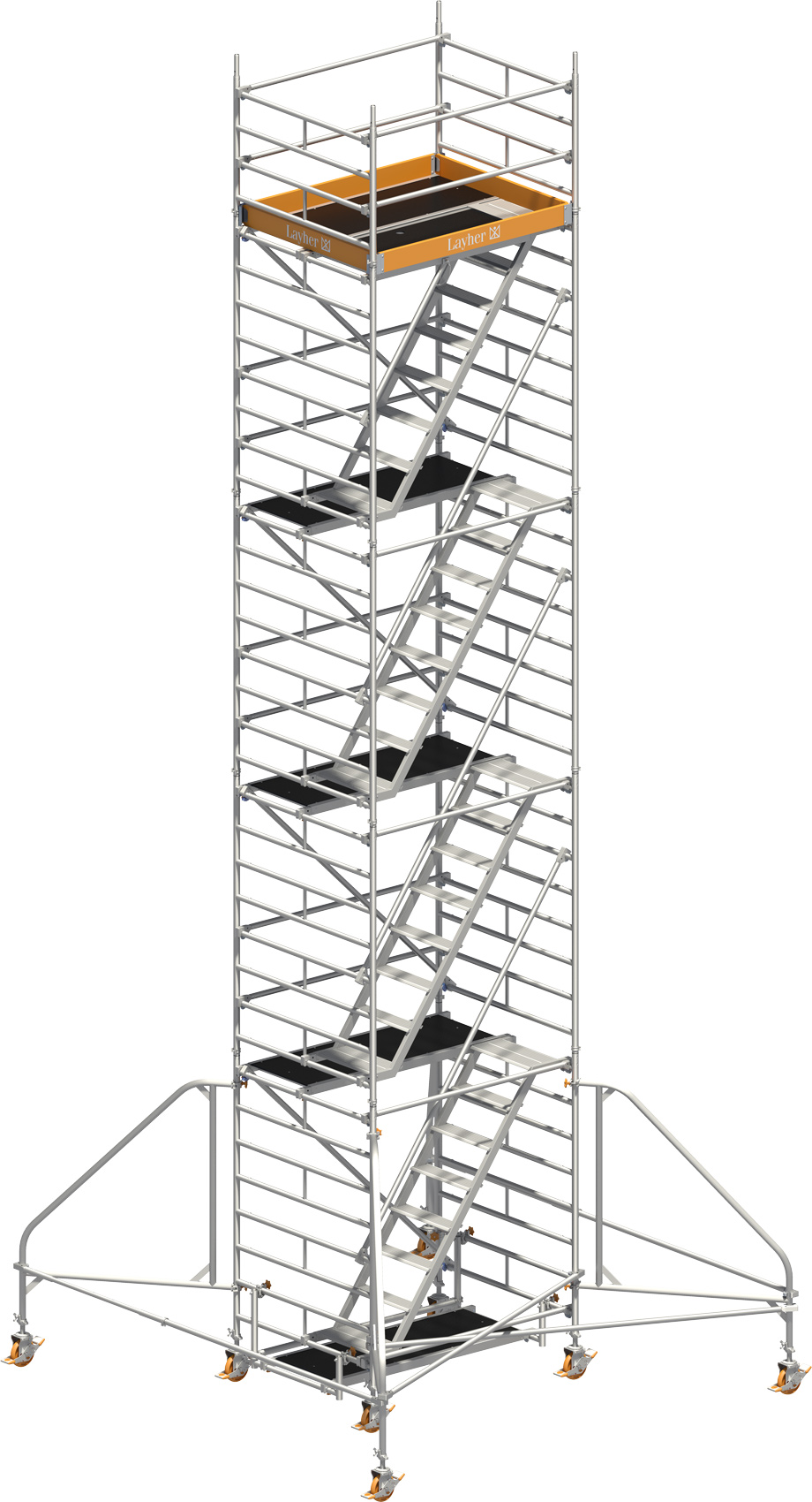 Treppengerüst Layher Uni Komfort 4204